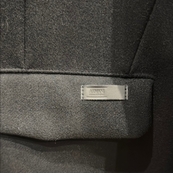 Armani Collezioni Black Military Field Jacket 58R - Picture 5 of 7